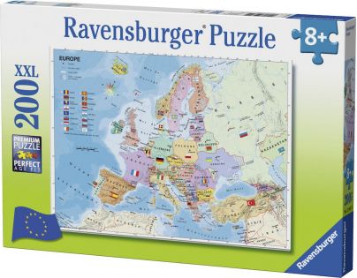 Ravensburger Puzzle Mapa Európy 200 XXL dielikov