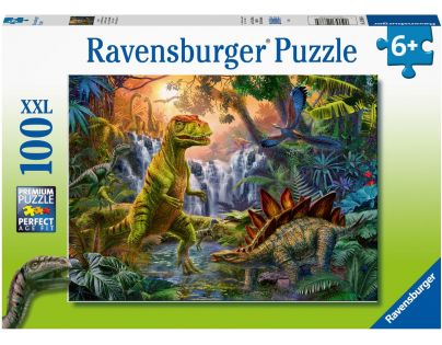 Ravensburger Puzzle V ríši dinosaurov 100 XXL dielikov