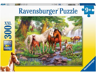 Ravensburger Puzzle Kone pri rieke 300 XXL dielikov