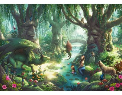 Ravensburger Puzzle Exit Kids V magickom lese 368 dielikov