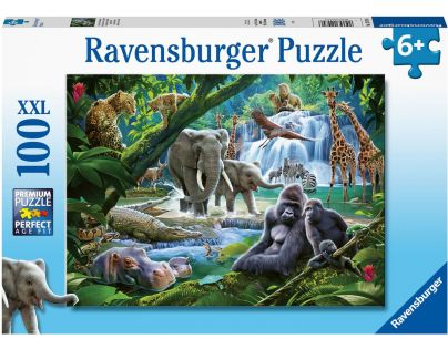Ravensburger Puzzle Rodina z džungle 100 dielikov
