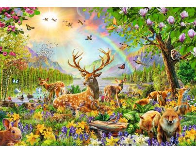Ravensburger Puzzle Lesné zvieratá 200 dielikov
