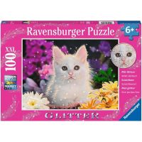 Ravensburger Puzzle trblietavé Mačka 100 dielikov 2