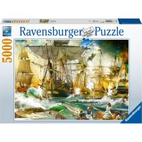 Ravensburger puzzle 139699 Velká lodní bitva 5000 dílků Ravensburger puzzle 139699 Velká lodní bitva 5000 dílků