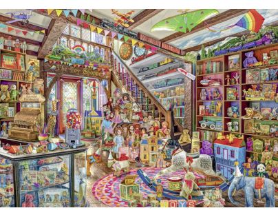 Ravensburger Puzzle Fantasy obchod s hračkami 1000 dielikov