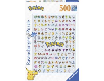 Ravensburger Puzzle Prvých 151 Pokémonov 500 dielikov