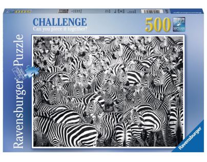 Ravensburger 148073 Výzva pro zebru 500 dílků