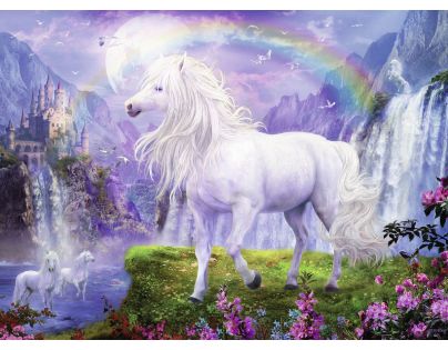 Ravensburger puzzle 150076 Kôň a dúha 500 dielikov