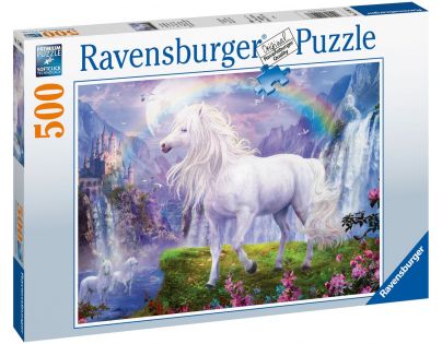 Ravensburger puzzle 150076 Kôň a dúha 500 dielikov