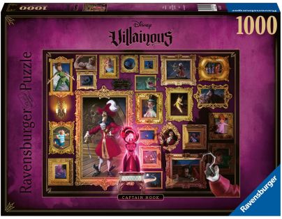 Ravensburger puzzle 150229 Padouchové Kapitán Hook 1000 dielikov