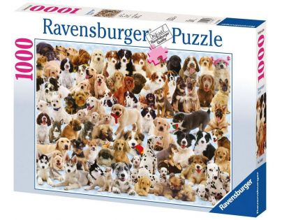 Ravensburger Puzzle Psíci 1000 dielikov