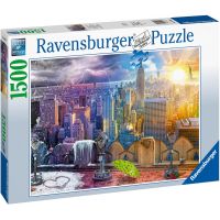 Ravensburger puzzle 160082 Mrakodrapy New Yorku 1500 dielikov 3