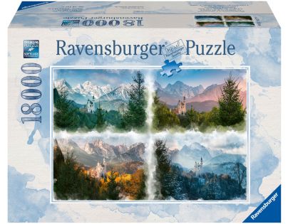Ravensburger puzzle 161379 Neuschwanstein 18000 dielikov
