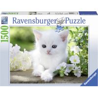 Ravensburger Puzzle Biele mačiatko 1500 dielikov 2