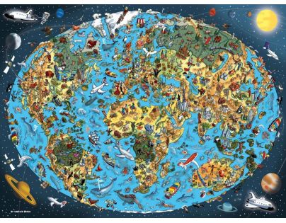 Ravensburger Kreslená krajina 1500 dielov