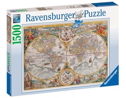 Ravensburger Puzzle Historická mapa 1500 dielikov