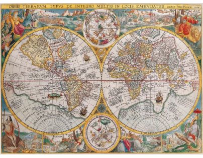 Ravensburger Puzzle Historická mapa 1500 dielikov