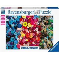 Ravensburger Puzzle Gombíky Výzva 1000 dielikov 2
