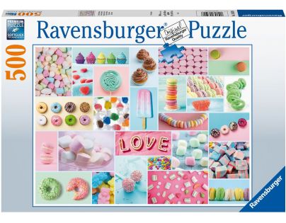 Ravensburger Puzzle Sladká koláž 500 dielikov