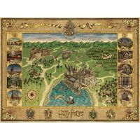 Ravensburger Puzzle Mapa Rokfortu 1500 dielikov