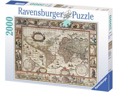 Ravensburger Puzzle Mapa sveta 2000 dielikov