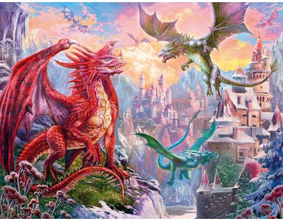Ravensburger Puzzle Mystický drak 2000 dielikov