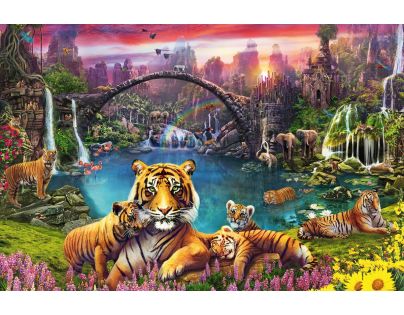 Ravensburger Puzzle Divočina s kvetinami 3000 dielikov