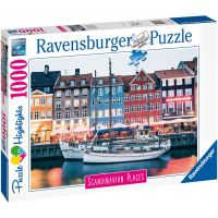 Ravensburger Puzzle Škandinávia Dánsko Kodaň 1000 dielikov 2
