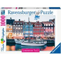 Ravensburger Puzzle Škandinávia Dánsko Kodaň 1000 dielikov 3