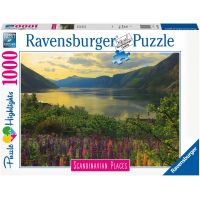 Ravensburger Puzzle Škandinávia Fjord v Nórsku 1000 dielikov 3