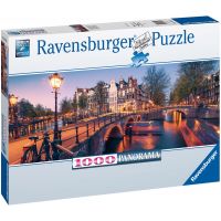 Ravensburger Puzzle panoramatic Amsterdam 1000 dielikov 2