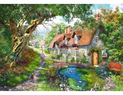 Ravensburger Puzzle Kvetinový kopec 1000 dielikov