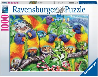 Ravensburger Puzzle Zem papagájov 1000 dielikov