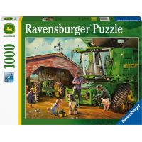 Ravensburger puzzle John Deere Na statku 1000 dielikov 2