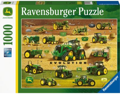 Ravensburger Puzzle John Deere Vtedy a teraz 1000 dielikov