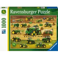 Ravensburger Puzzle John Deere Vtedy a teraz 1000 dielikov 2