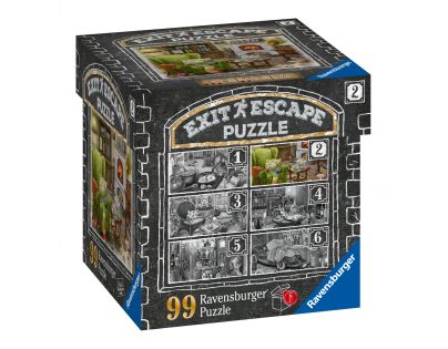 Ravensburger Puzzle Exit Obývačka 99 dielikov