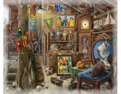 Ravensburger Puzzle Exit Podkrovie 99 dielikov