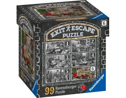Ravensburger Puzzle Exit Garáž 99 dielikov