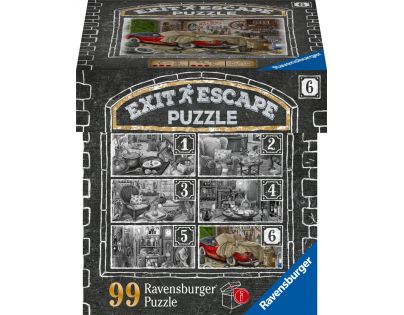 Ravensburger Puzzle Exit Garáž 99 dielikov