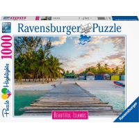Ravensburger Puzzle Nádherné ostrovy Maledivy 1000 dielikov 2
