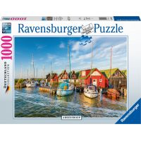 Ravensburger Puzzle Romantický prístav Ahrenshoop 1000 dielikov 2