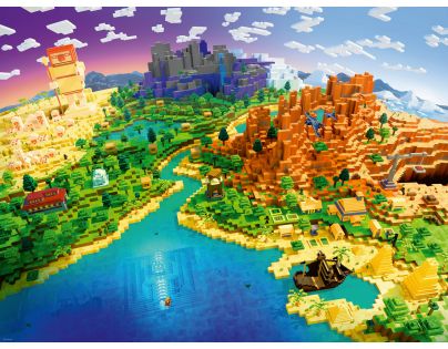 Ravensburger Puzzle Minecraft Svet Minecraftu 1500 dielikov