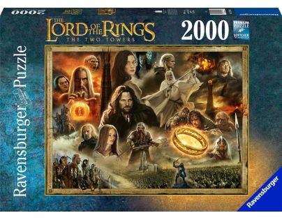 Ravensburger puzzle Pán prsteňov Dve veže 2000 dielikov