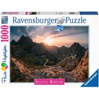 Ravensburger Puzzle Dych vyrážajúce hory Pohorie Serra de Tramuntana Malorka 1000 dielikov 2
