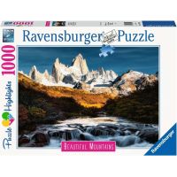 Ravensburger Puzzle Dych vyrážajúce hory Mount Fitz Roy Patagónia 1000 dielikov 2