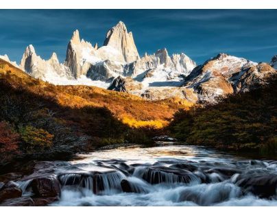 Ravensburger Puzzle Dych vyrážajúce hory Mount Fitz Roy Patagónia 1000 dielikov