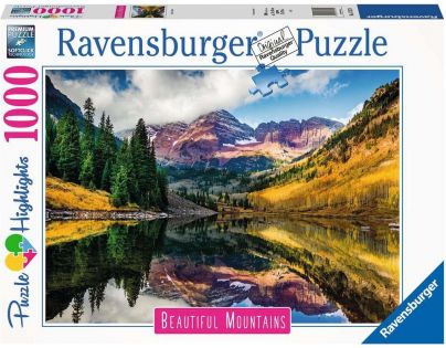 Ravensburger Puzzle Dych vyrážajúce hory Aspen Colorado 1000 dielikov