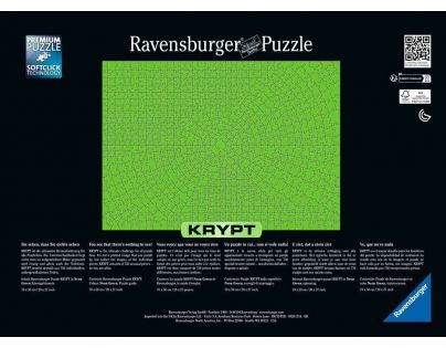 Ravensburger Puzzle Krypt puzzle Neónová zelená 736 dielikov