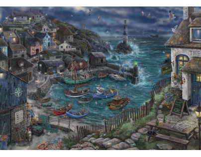 Ravensburger Puzzle Exit puzzle Maják pri prístave 759 dielikov